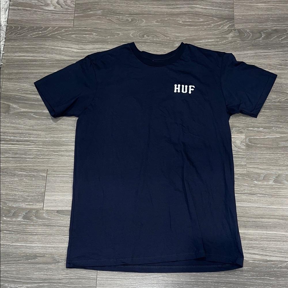 HUF Men's Dark Blue Short Sleeve Tee